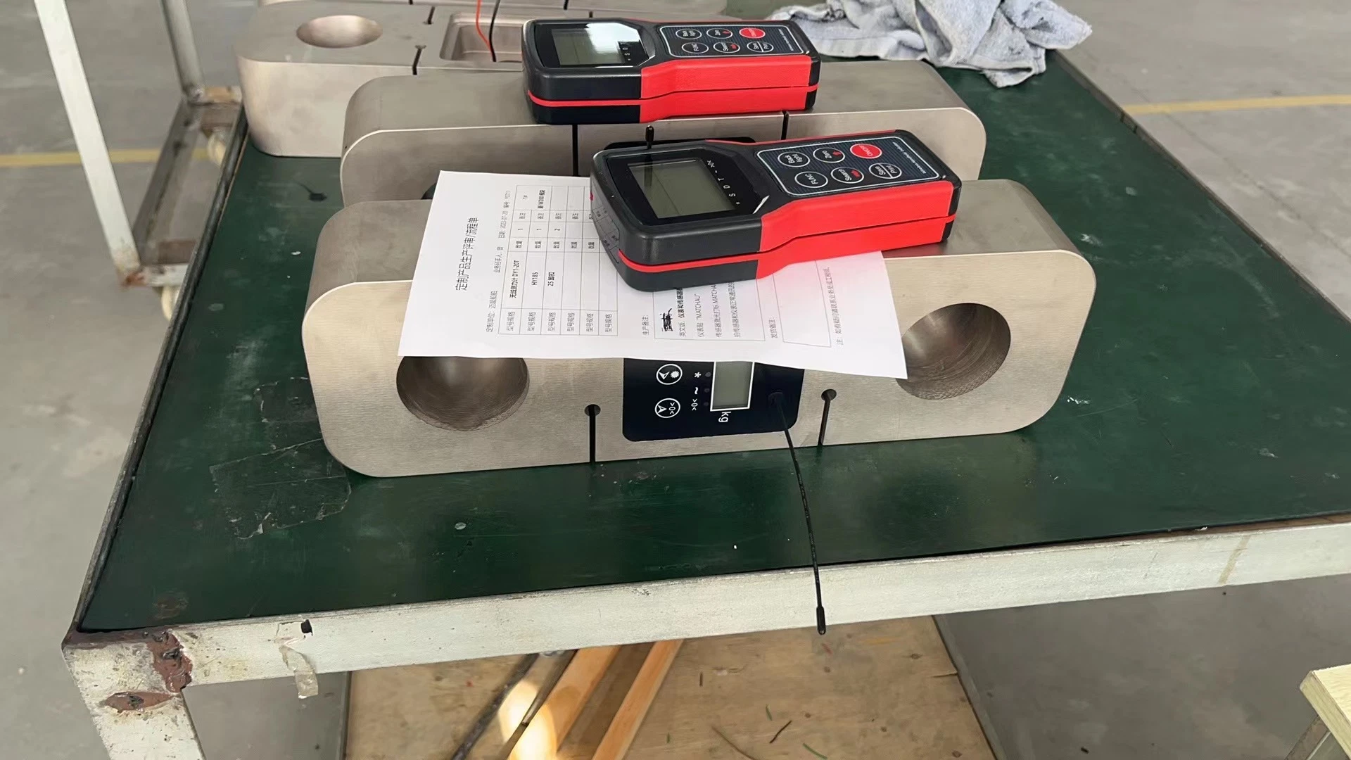 Crane Load Test Water Bags Used Wireless Load Cell