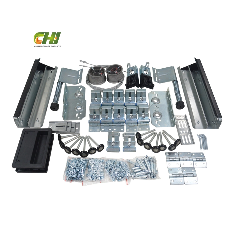 Automatische Roll-up Industrie Garage Tür Hardware Fitting Edelstahl Verzinkte Halterung Kabeltrommel Hardware Kits Lieferant