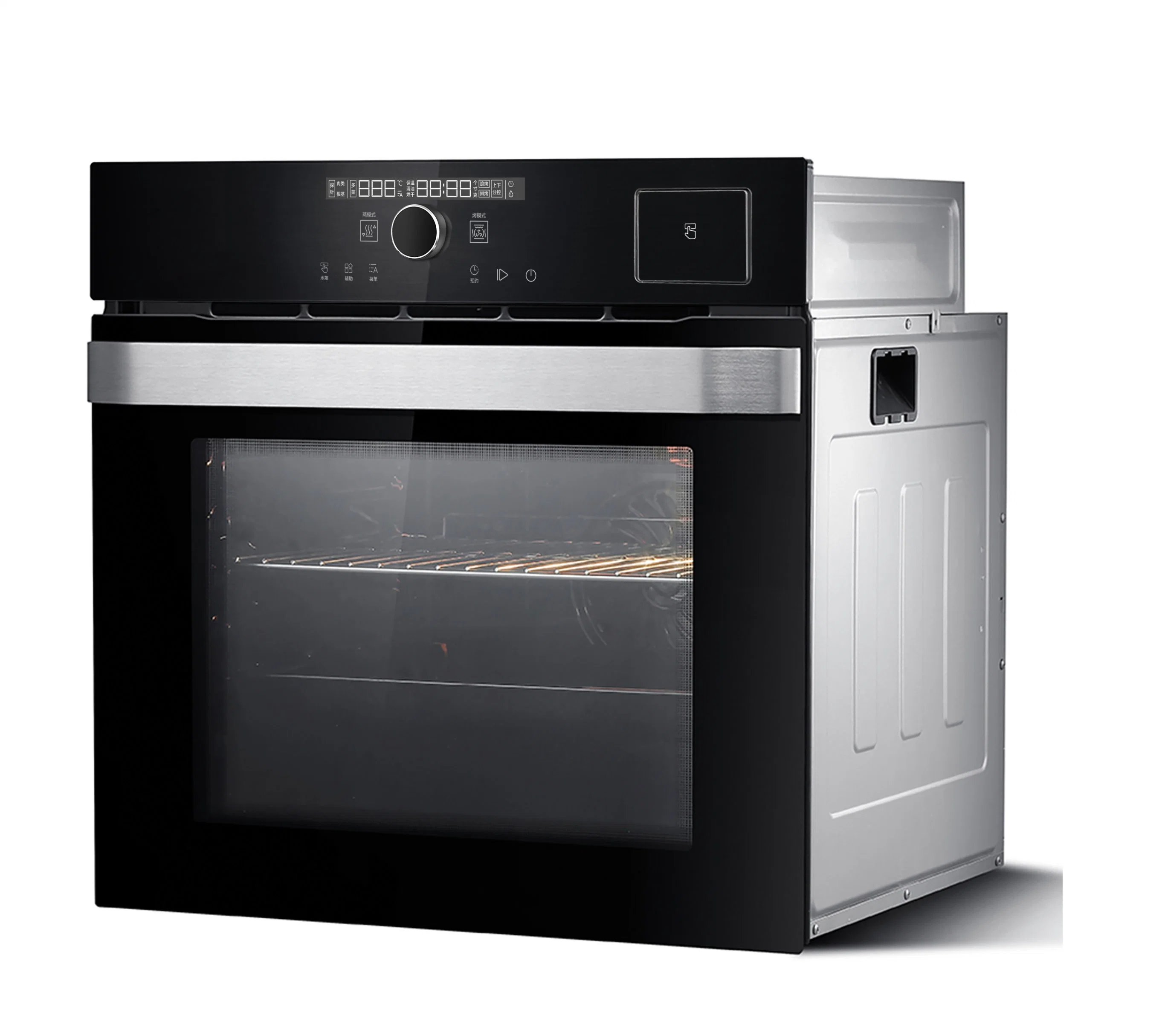 66L Forno a Vapor de Convecção Elétrico Embutido de Grande Capacidade de 60cm com Sonda de Alimentos.