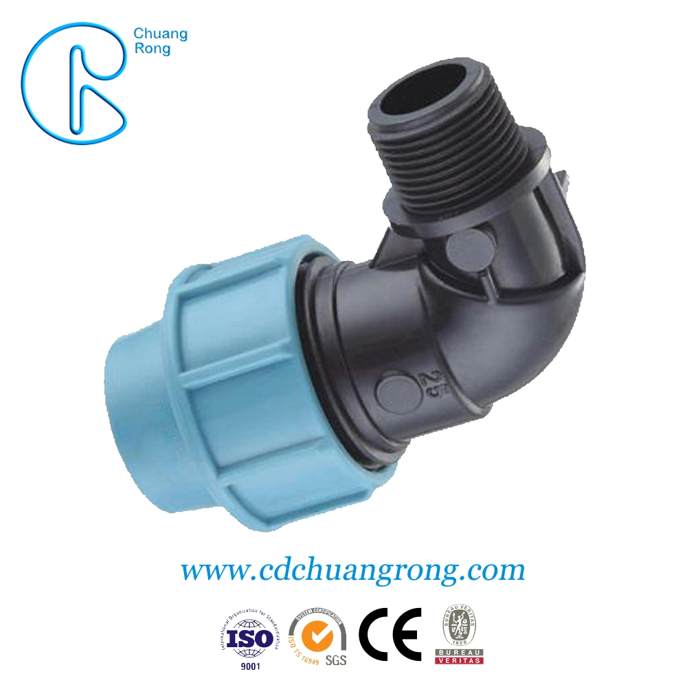 New Color End Cap PP Compression Water Pipe Fittings