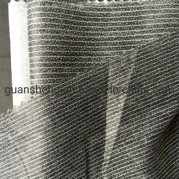 Fabricação 100% poliéster tecido de revestimento de tecido de tecido de revestimento de fusível não entrançado Grande sensibilidade elevada qualidade fabricada na China