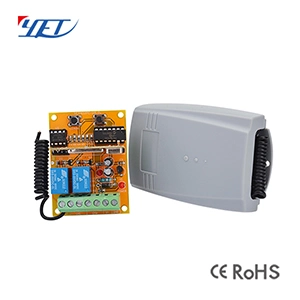 2 Relays DC12V/24V Compatible Fixed Code and Rolling Code 433.92MHz Remote Controller Receiver Yet402PC-V3.0