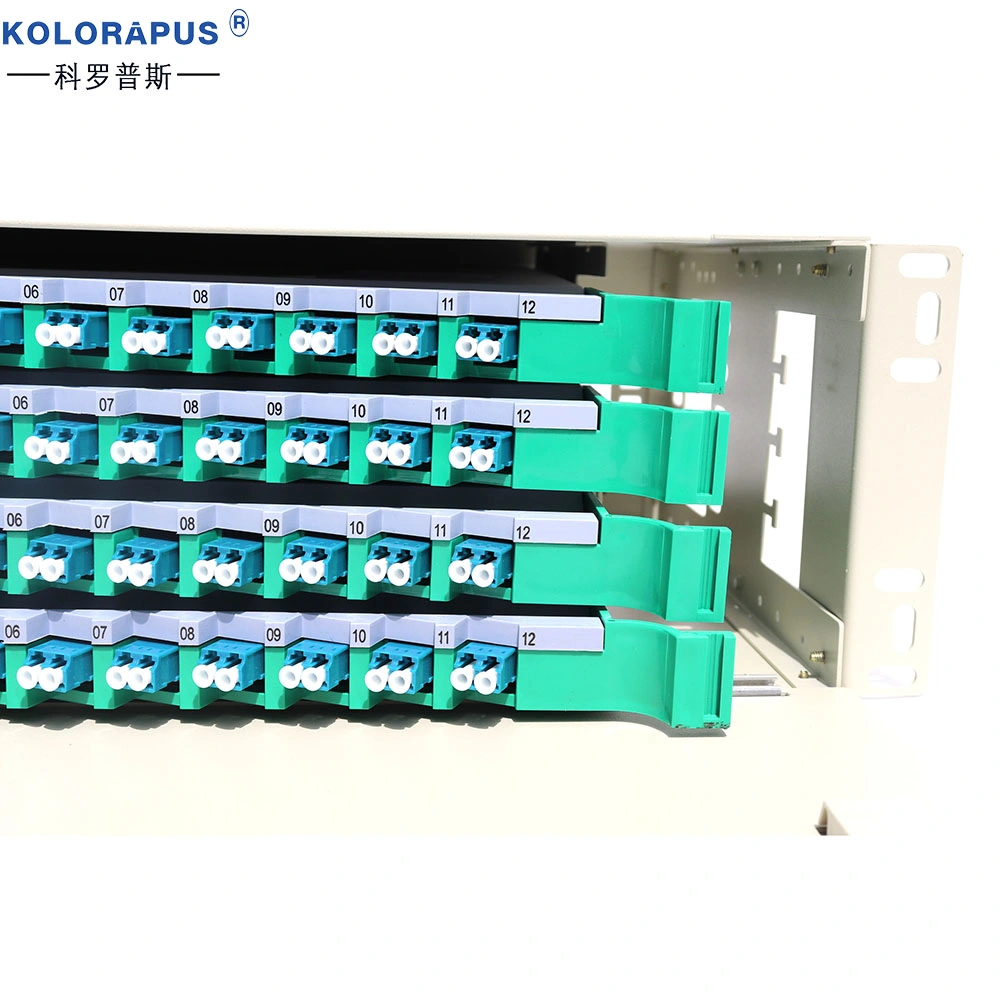 48-Port LC ODF Kabelverteilerkasten mit einem integrierten 96-Core Fach