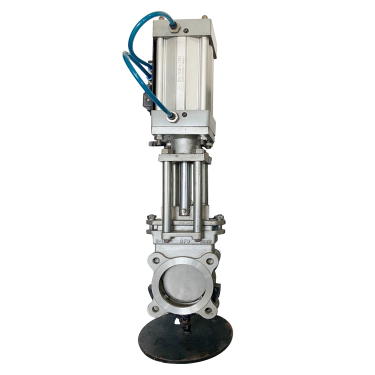 Stainless Steel Knife Gate Valve with Manual / Electric Actuator