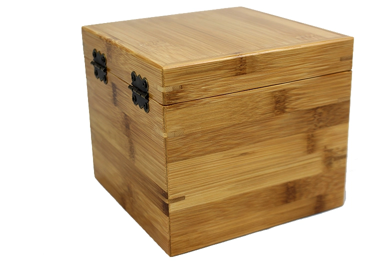 Square Craft Custom Packaging Wooden Box