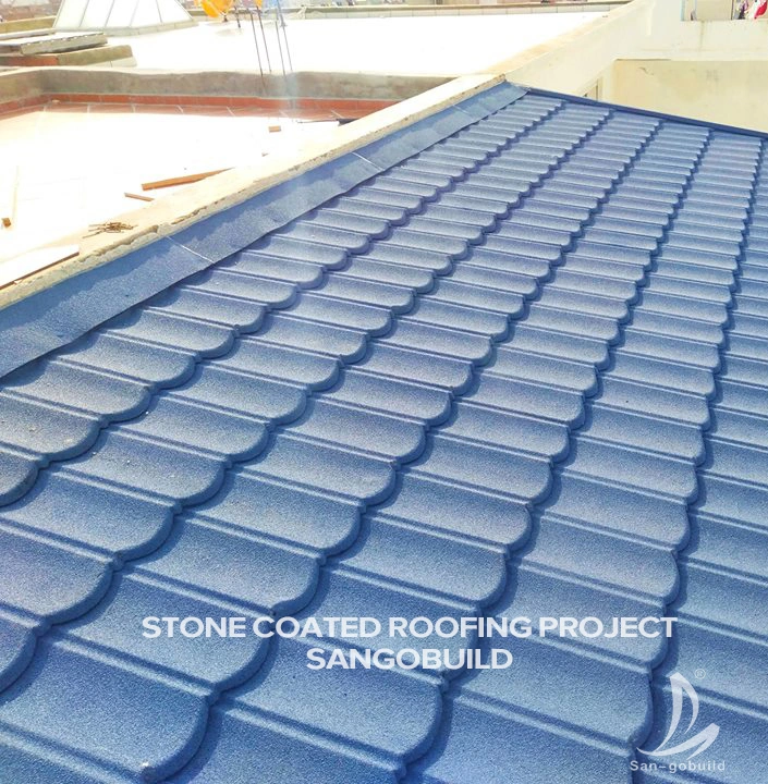 50 Years Warranty Factory Price 0.4mm Thickness Stone Coated Metal Roof Tiles