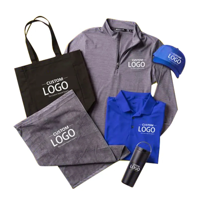 Hot Promotional Gift Sets Items Custom Workwear T Shirt Luxury Corporate Clothing Gift Sets