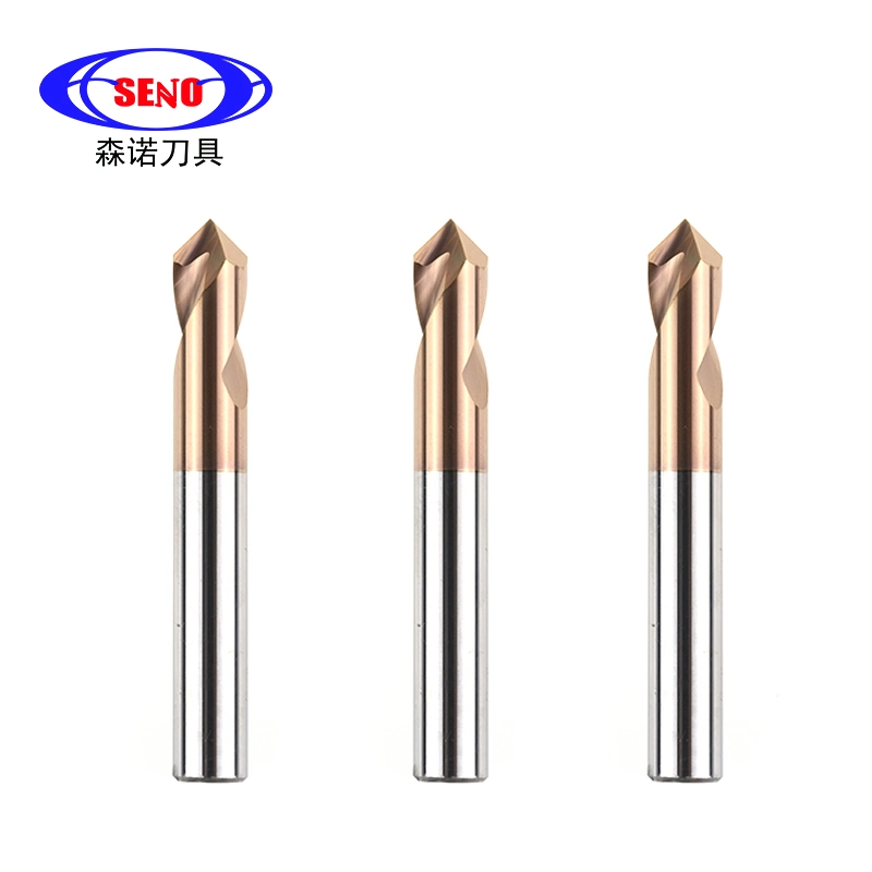 HRC55 CNC Tungsten Drill Tool Metal Solid Carbide Cutting Bits Spot Drilling Bit