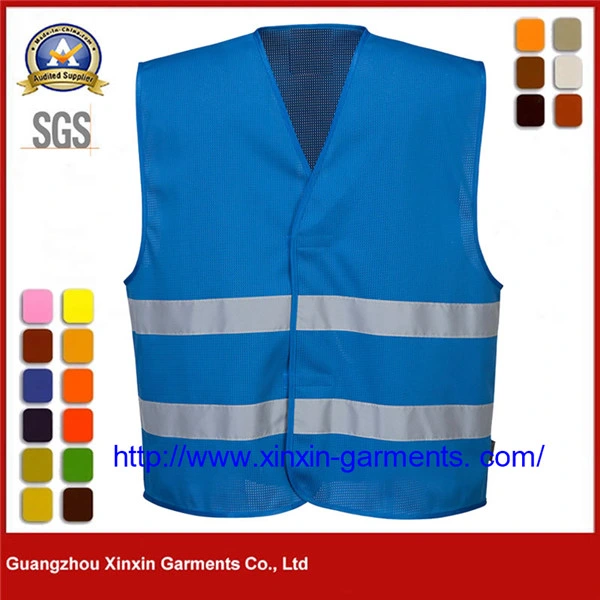 High Visibility 100% Polyester Protective Vest Clothes (W388)