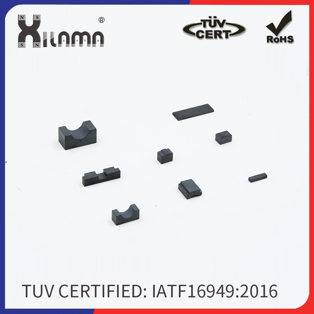 Motor Ferrite Magnet Strong Magnetic Power Customized IATF Certificated