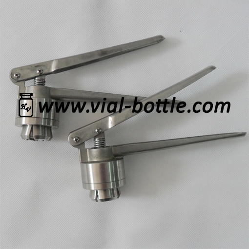 Capsuleuse en acier inoxydable 20Un outil pour les flacons de verre d'étanchéité d'injection