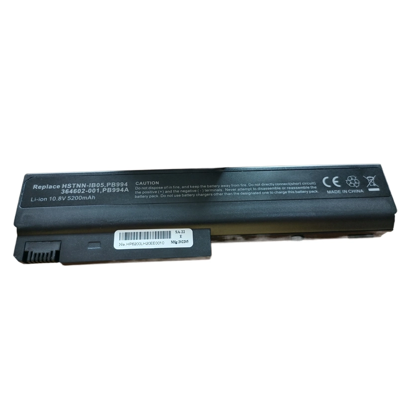 5200mAh batería del portátil para HP/Compaq nc6100 nc6120 nc6220 nc6230 nc6320 nx6325 nx6140 nc6230 nx6140 6710s nc6400.