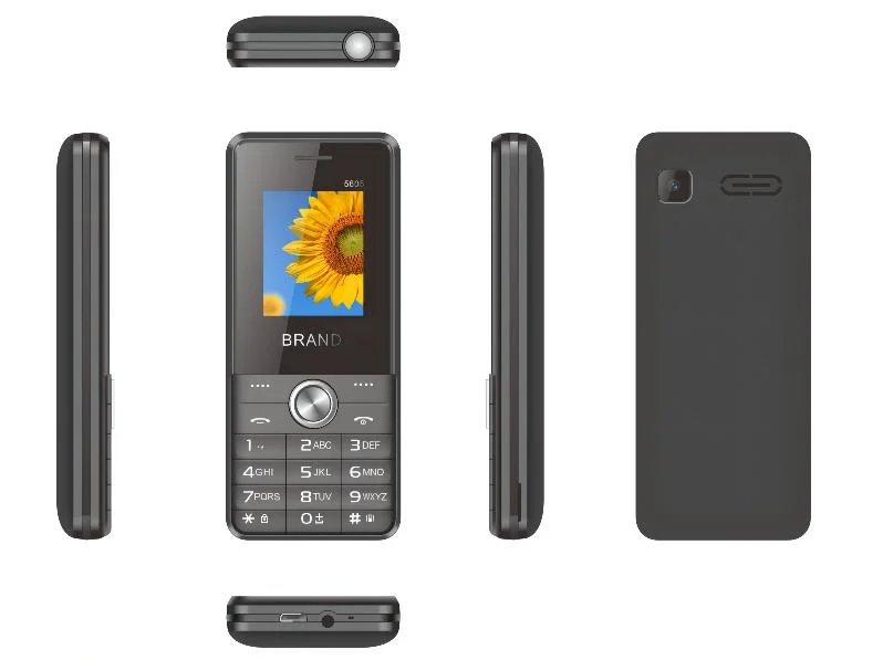 Color Optional 2g Bar Feature Phone with Flash Light and Large Battery Capacity Suitable for The Elderly People