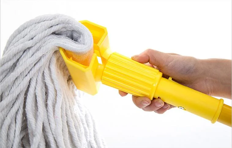 Twist Mop Cleaning Mop Household Plastic Clamping Mop for Home