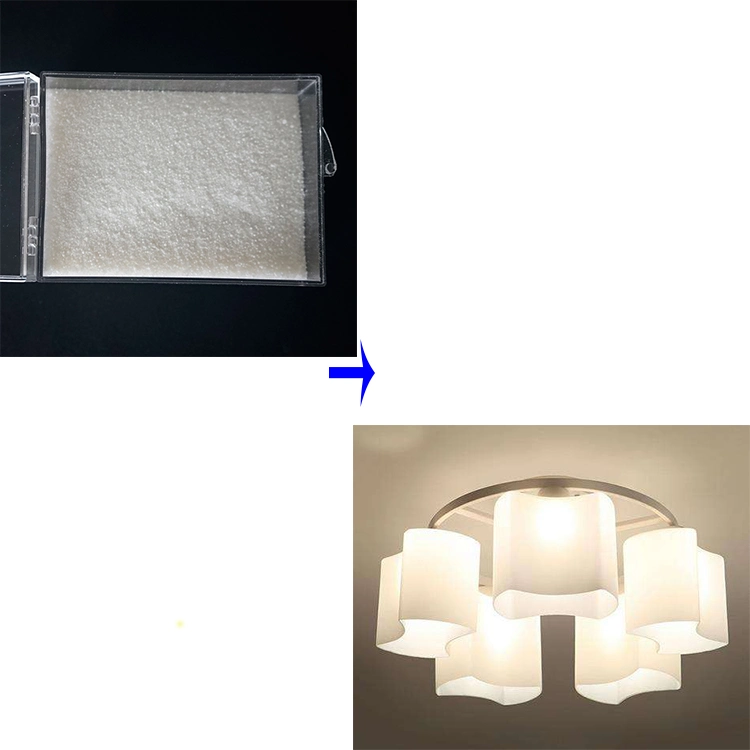 Kaufen Chemikalien hohe Transmission LED-Lampe Glühlampe Wandpulver PMMA Lichtdiffusor