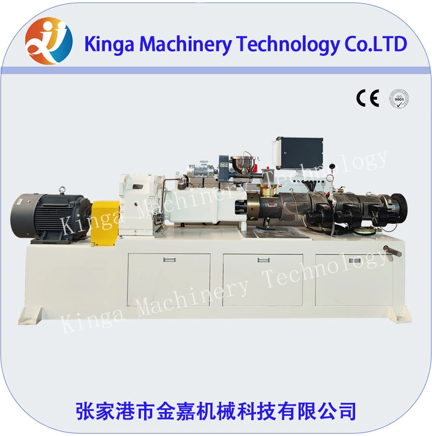 PVC Plastic Profile Extrusion Making Machine for Decorationsquare Type PVC Cable Profile Extrusion Machine