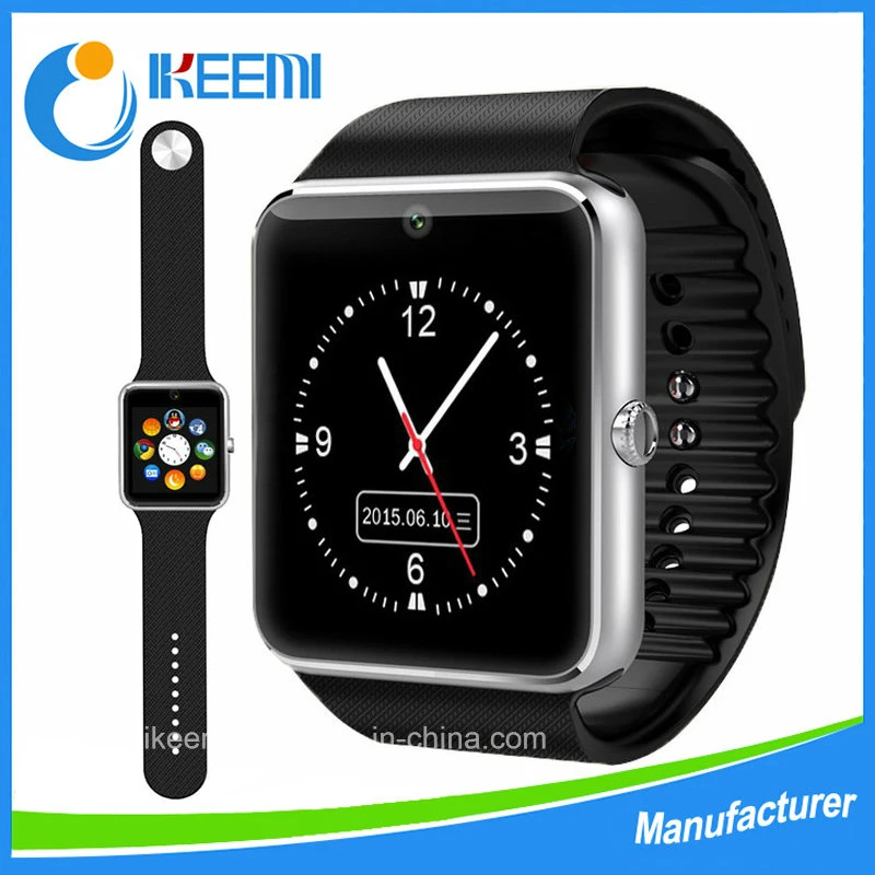 Дешевые оптовые мобильные телефоны Bluetooth Gt08 Smart Sport Watch