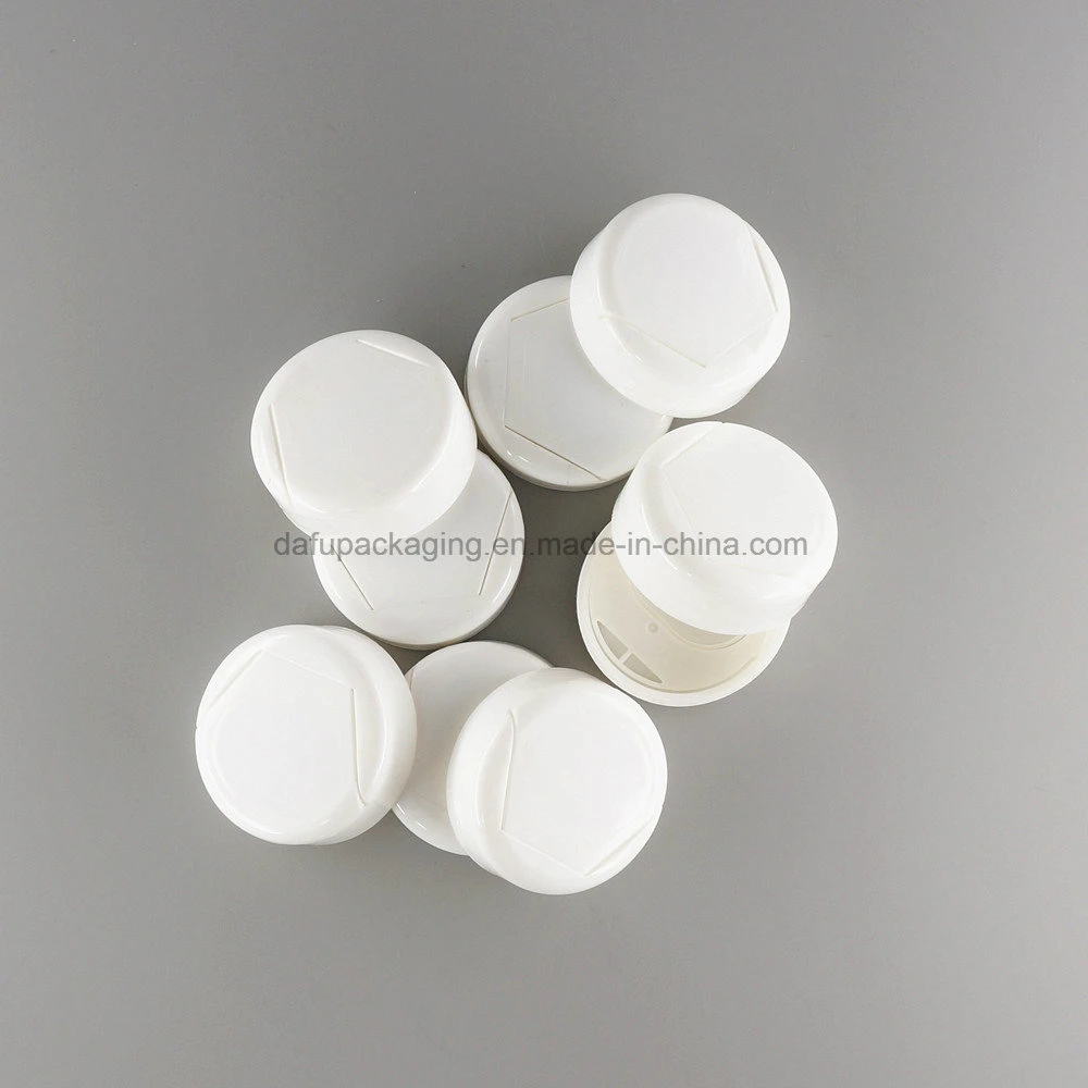 Plastic Packaging 150ml HDPE Rectangular Capsule Bottle with Cap