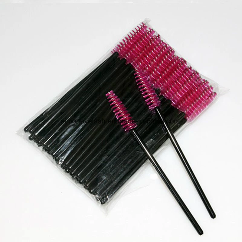 Private Label Acceptable Tool for Eyelash Extension Tool Pink Eyelash Brush