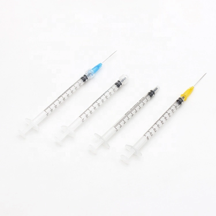 High quality/High cost performance Disposable Syringe with Needle 1ml Hot Sale Products