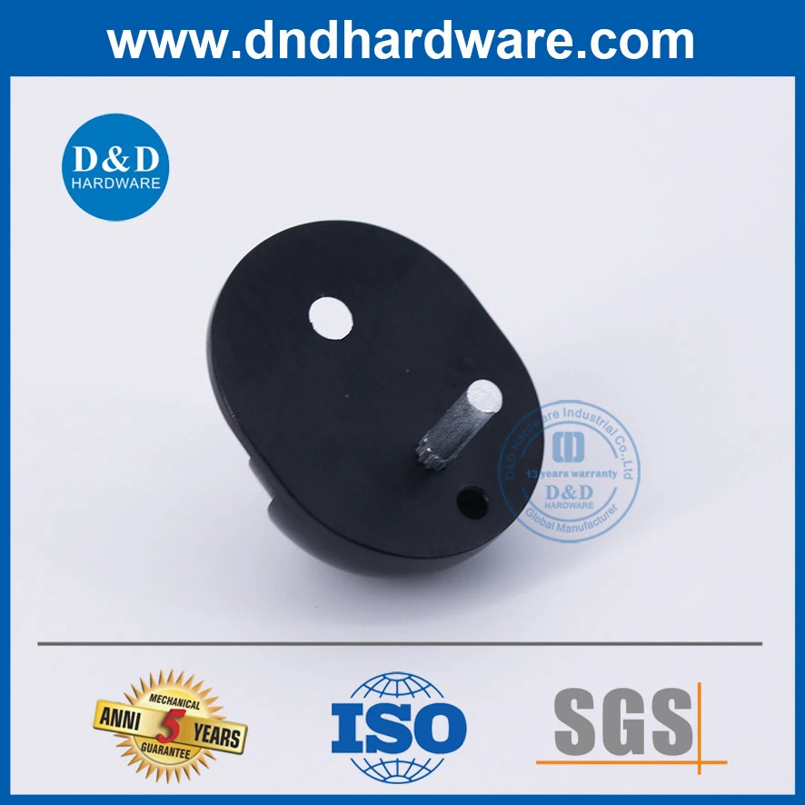 SS304 Matt Black Door Stopper Fittings for Metal Door