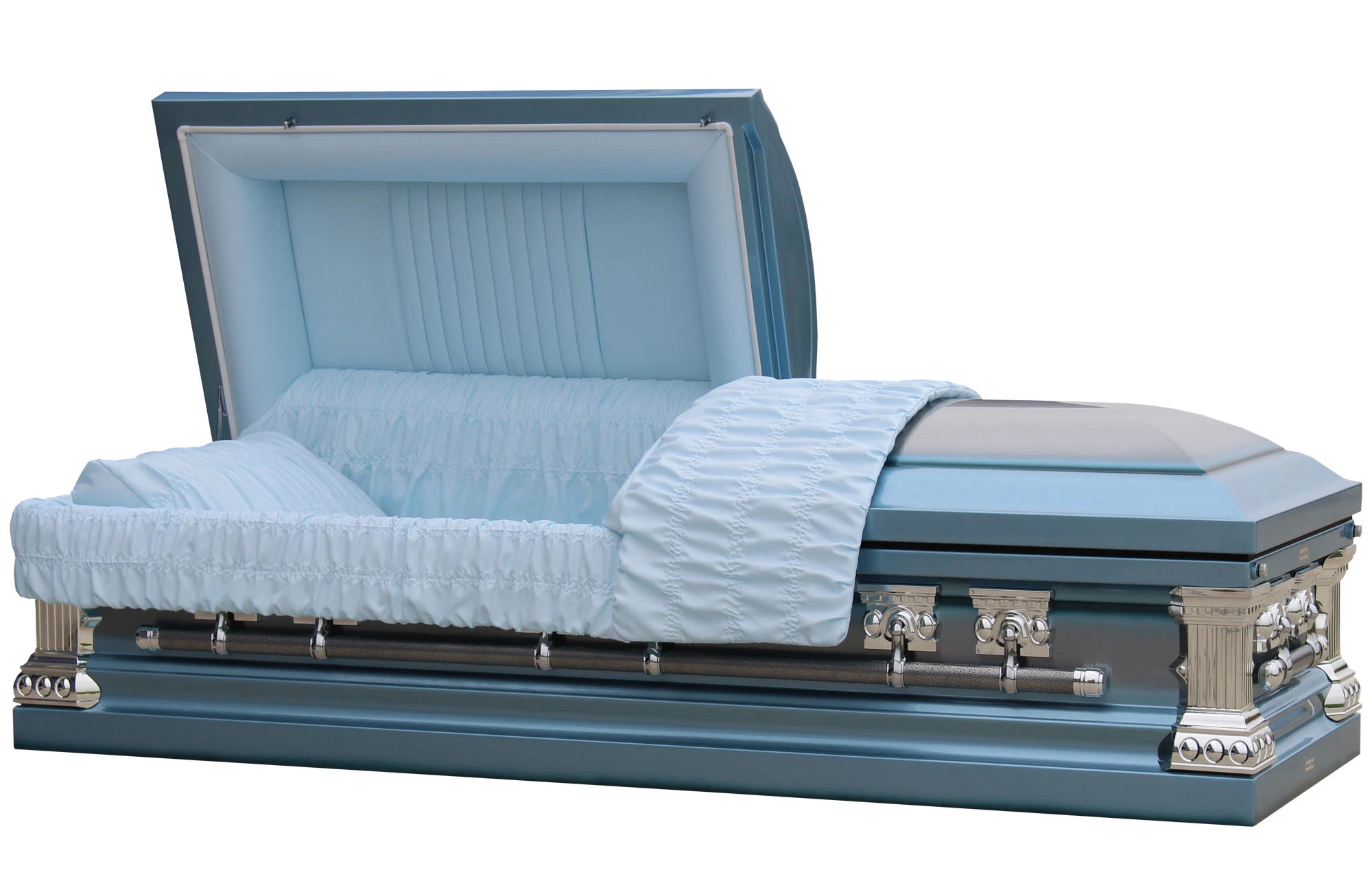 Knight pinceau bleu acier 18ga cercueil