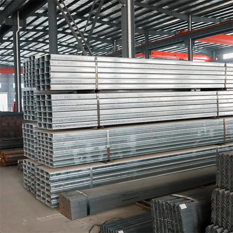 AISI ASTM A500 Galvanized Square Rectangular Steel Q195 Q235 Q355 Hollow Tube Pipe with Factory Price