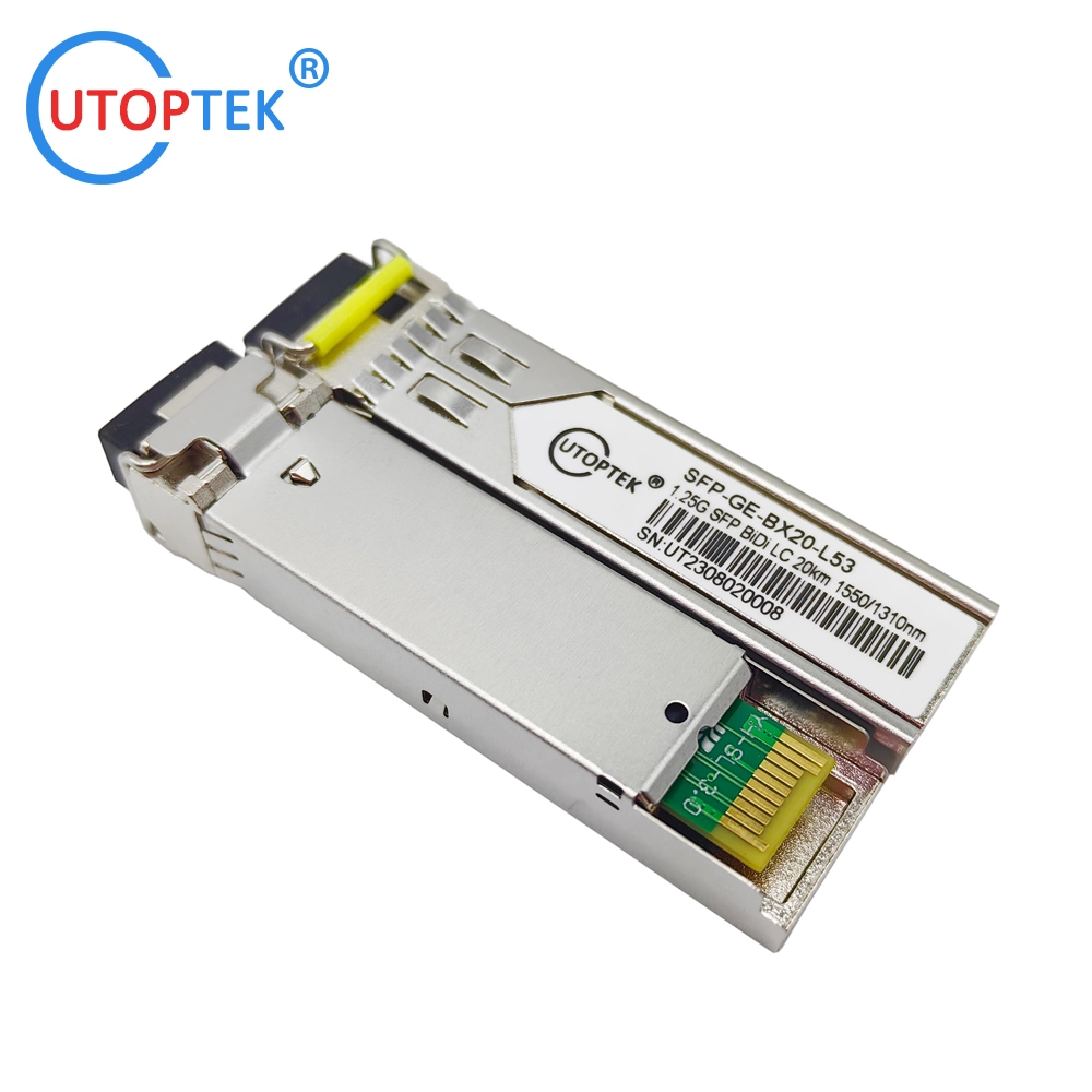 1,25 ГБ/с Bidi SFP TX1310/Rx1490 нм 20 км с разъемом LC Gigabit SFP Модуль приемопередатчика