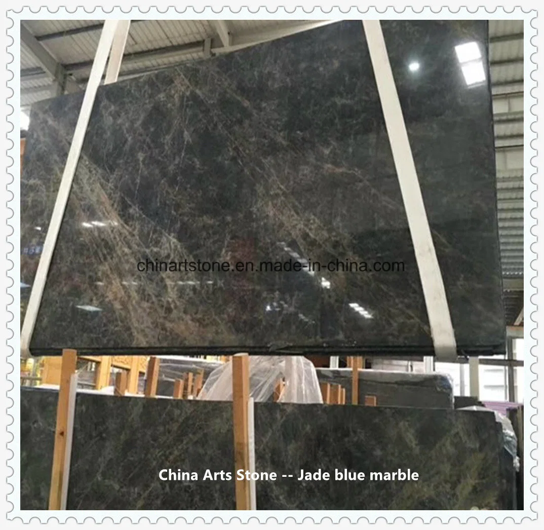 China Jade losa de mármol azul de la pared y baldosas