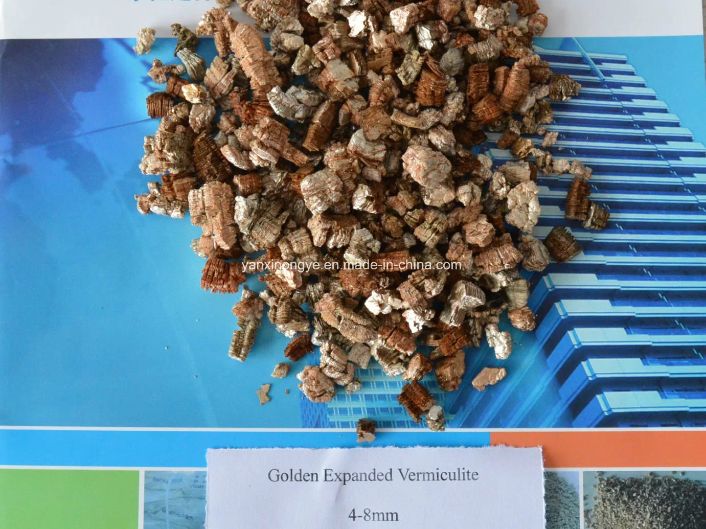 High quality/High cost performance  Construction Material Heat Insulation Material Golden and Silvery Expanded Vermiculite Crude Vermiculite