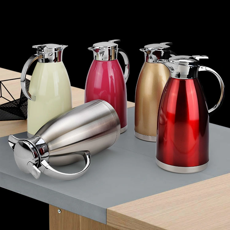 Wholesale/Supplier Stainless Steel Coffee Carafe Thermo Coffee Cold Drink Kettle Household Water Pitcher Bottle