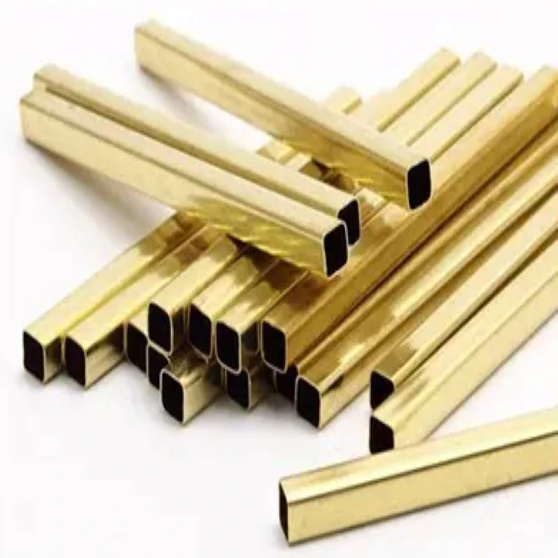 C26200 Brass Square Tube Cold Drawn Brass Tube Machinery and Equipment Used Brass Tube