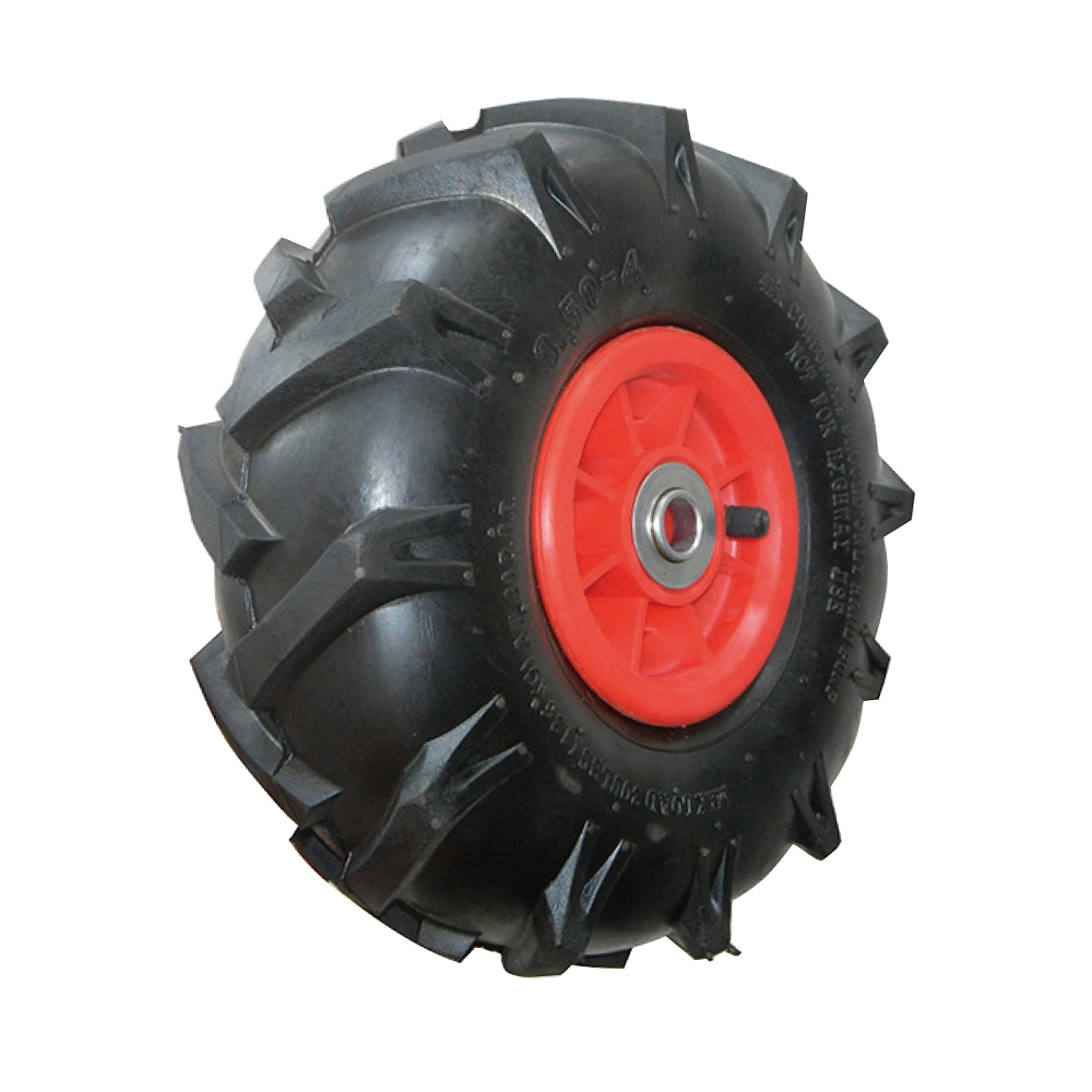 10" Rubber Tyre Wheels for Hand Truck/Trolley/Garden Utility Wagon Cart