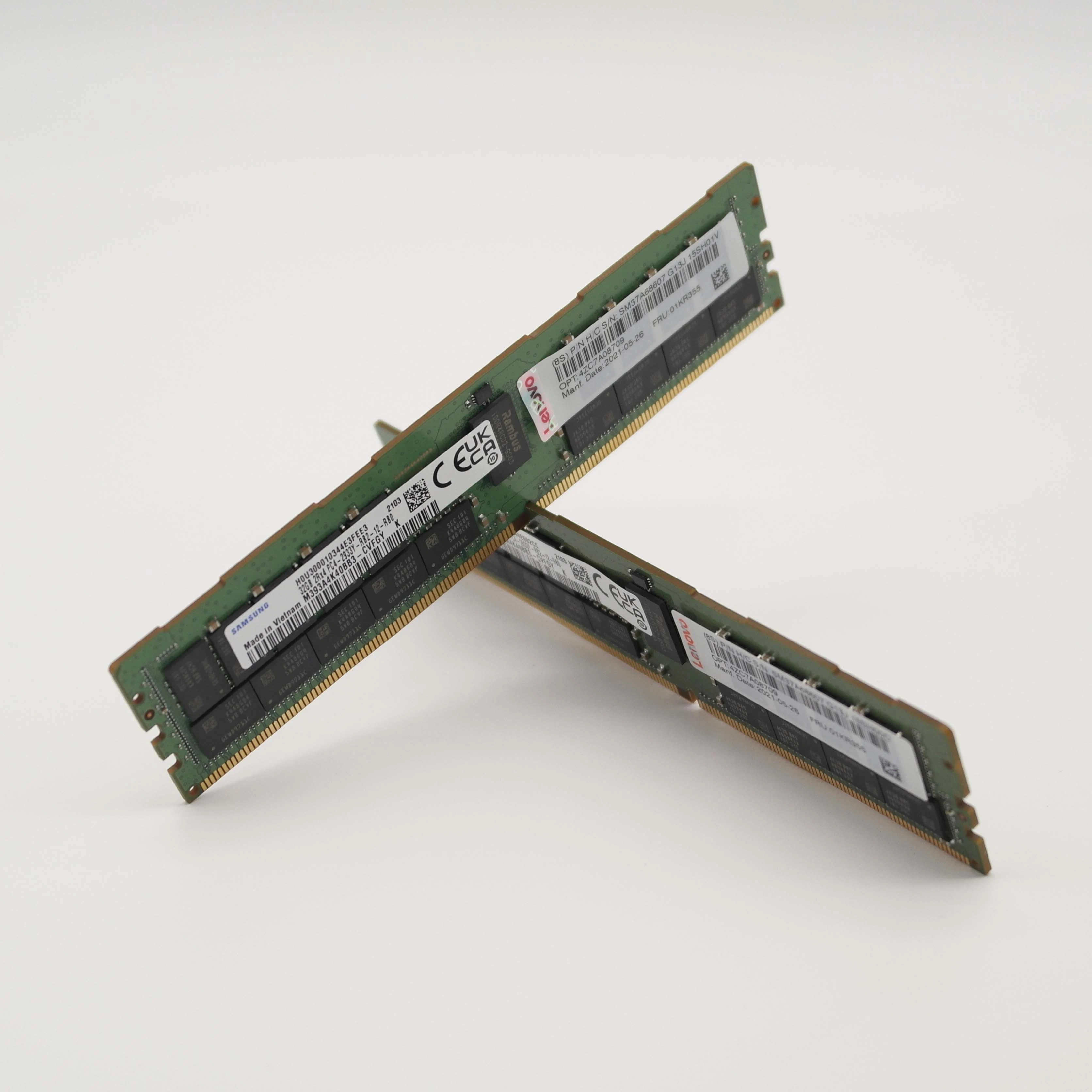 موردو الصين ذاكرة RAM M393A2K40dB3-Cwe DDR4 Reg 16G 1rx4 3200 ذاكرة خادم GOST