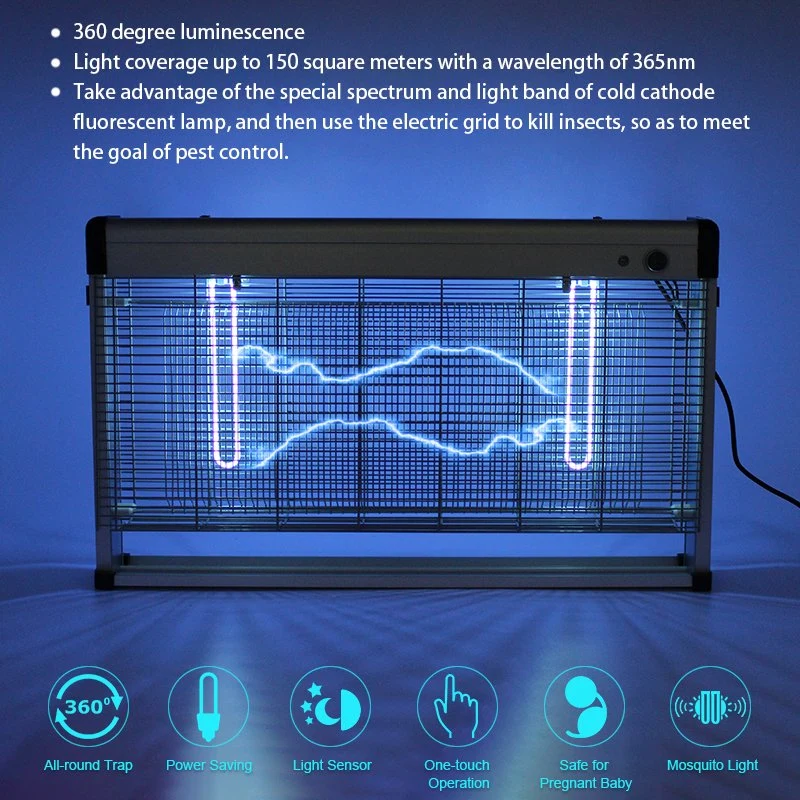 China matar Pest inseto assassino lâmpada Mk140zn Electric ao ar livre Mosquito Fabricantes de armadilhas