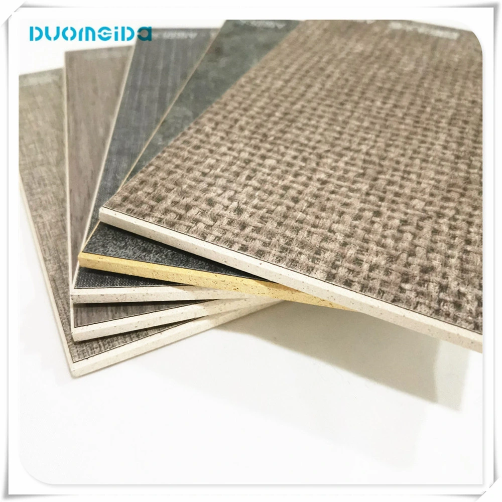 Fireproof Panel Ceiling and Wall Soundproof MGO Wood Perforated Interior Veneer Grooved Wooden Acoustic Board