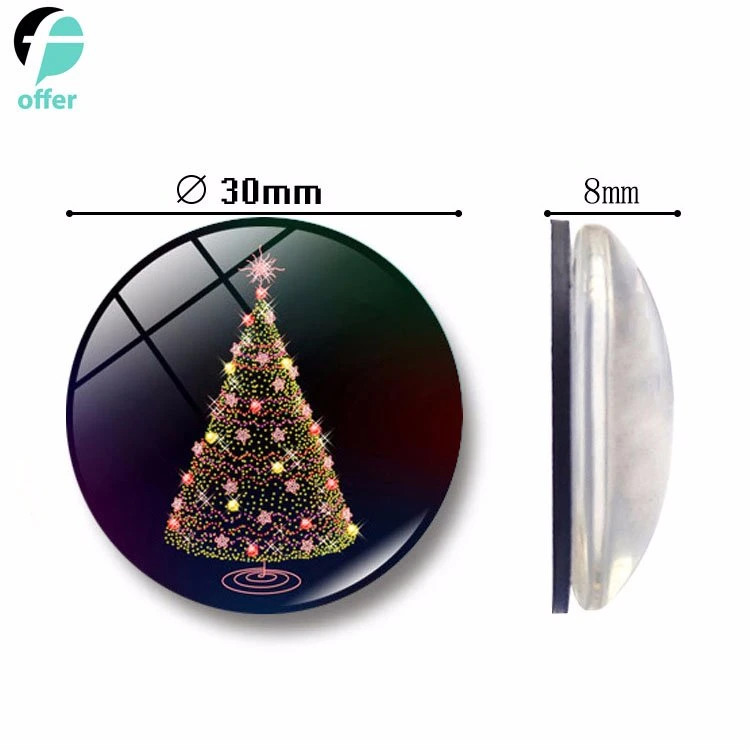 Árbol de Navidad, tiempo de la serie cristal magnético de la gema pegatina refrigerador