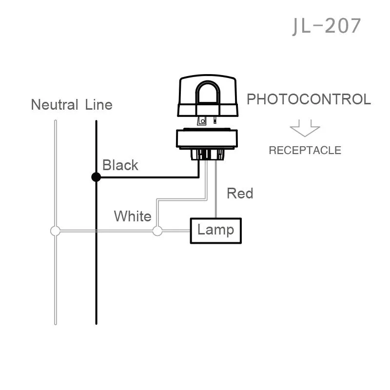 Jl-207 Photocontrol Fotoregler-Buchse