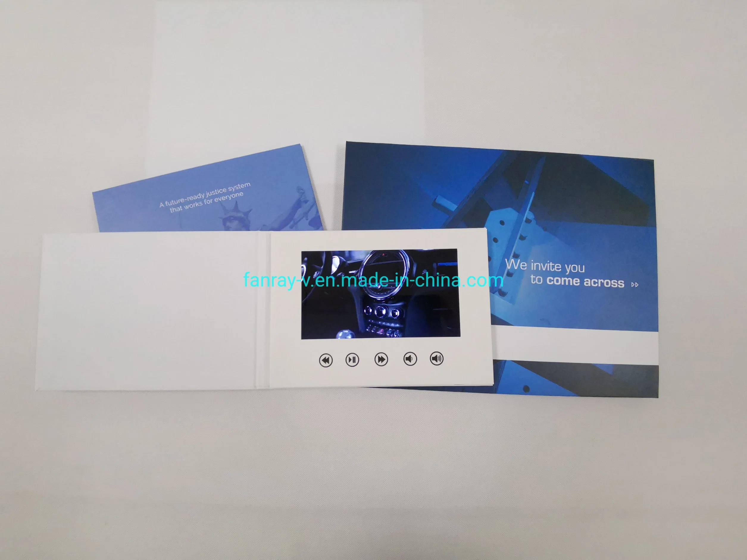 Factory Cheap Price Custom Design A4 7inch LCD Video Brochure Card for Promotion