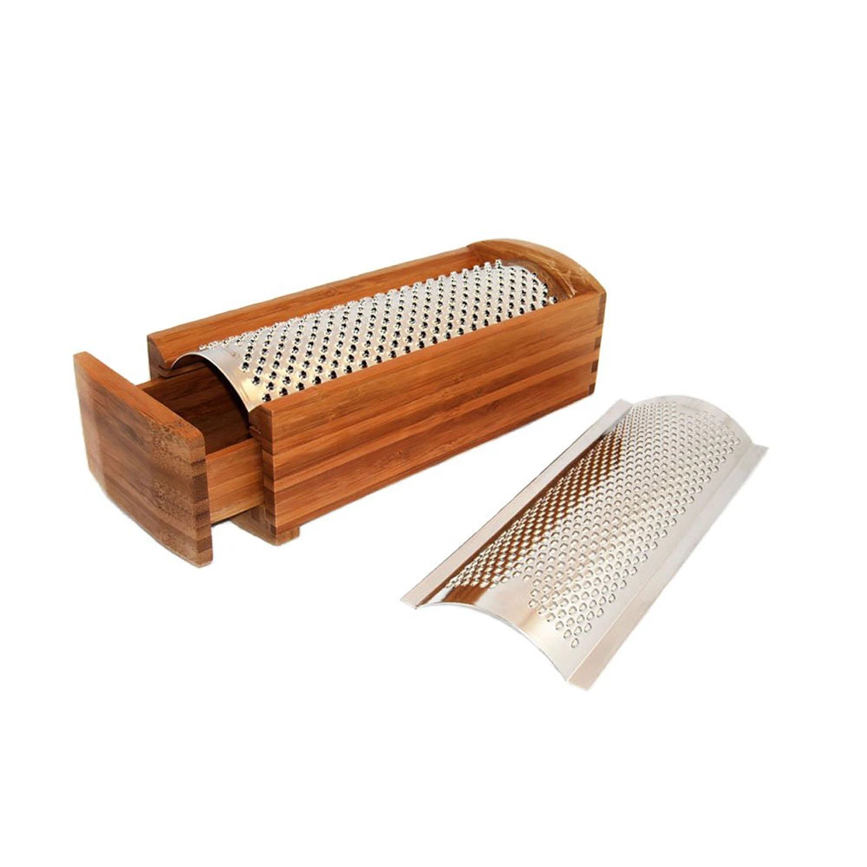 Shredder Slicer Solid Wooden Grater Tool with Drawer Box Bl14052