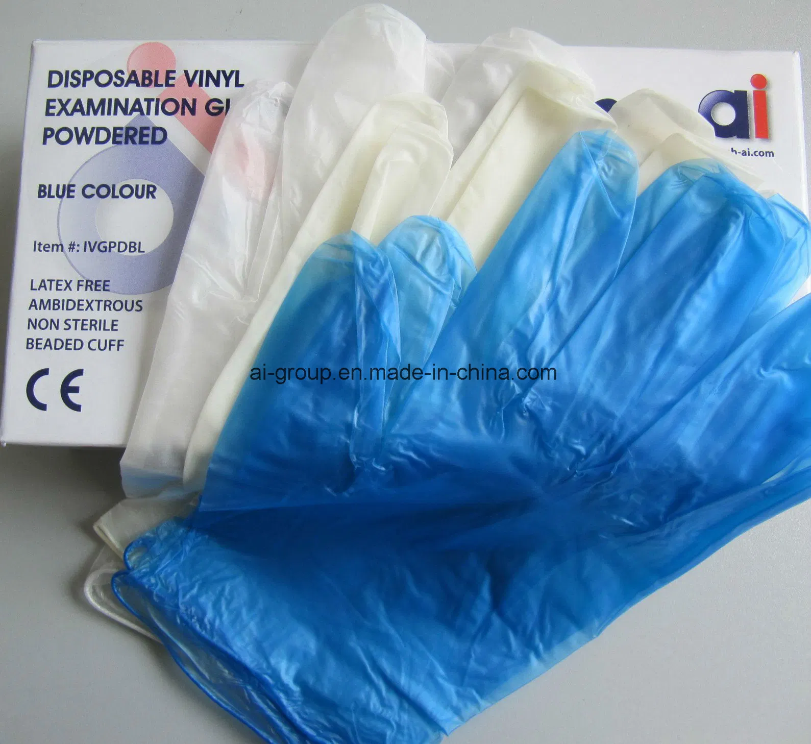 Clear Vinyl Nitrile Exam Wholesale Disposable Safety Protective Gloves for Medical Use