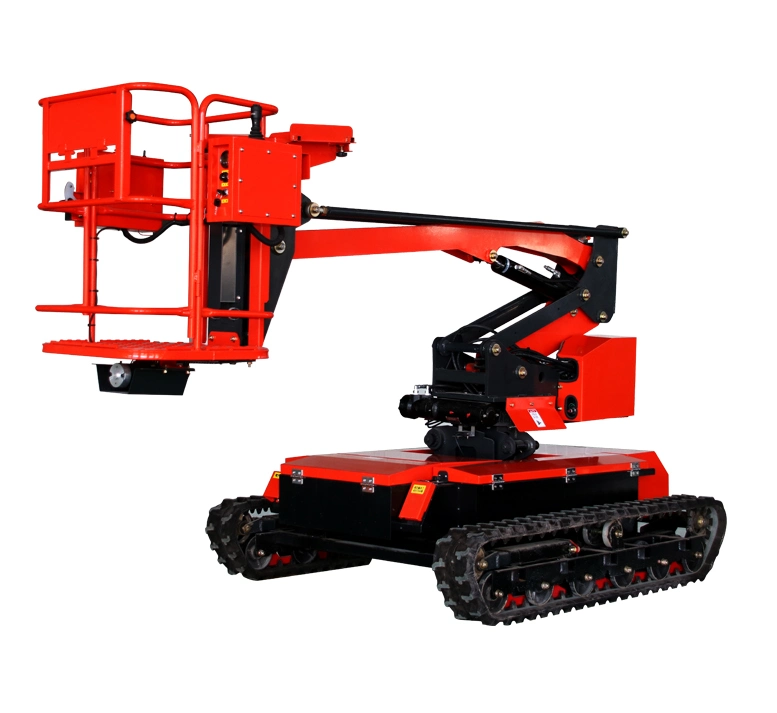 Electric Aerial Work Platform Used for All Terrain Work Platform Cherry Picker for Orchard