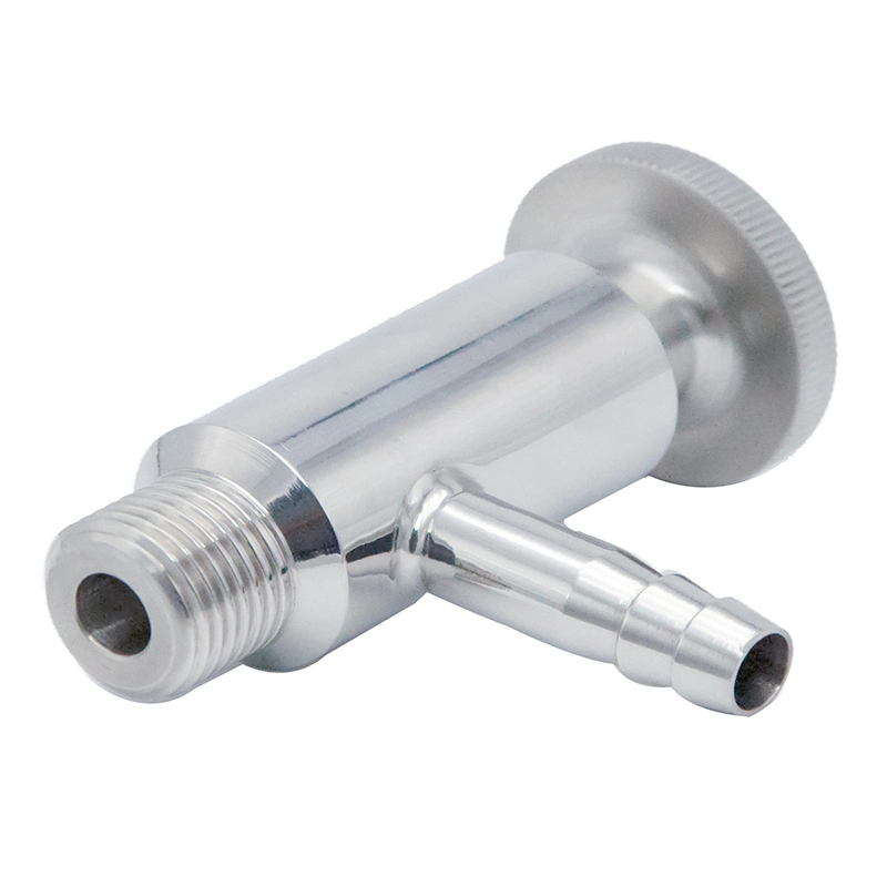 Stainless Steel SS304 SS316 Sanitary Hygienic Manual Threaded Sample Valve