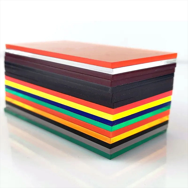 Thickness 2mm 5mm 10mm 50mm Black Color Acrylic Sheet P MMA Cast Plastic Sheet