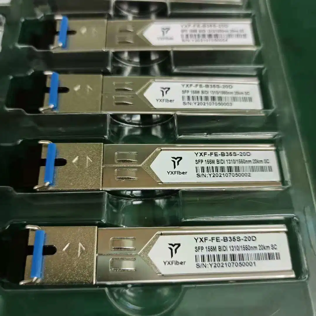 جهاز إرسال واستقبال SFP Module Bidi 1310/1550 نانومتر 20 كم Sc