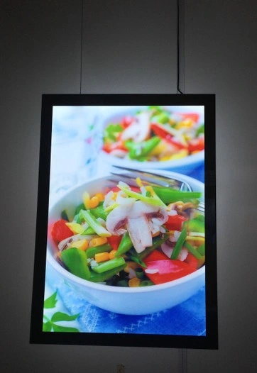 Double Side LED Menu Board Display Magnetic Slim Light Box Advertising Board