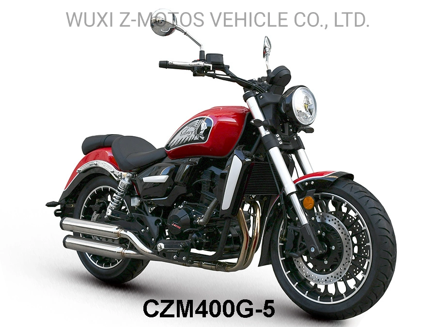 17 Inch Wheels 400cc Cruiser Motorcycle Chopper Motorbike