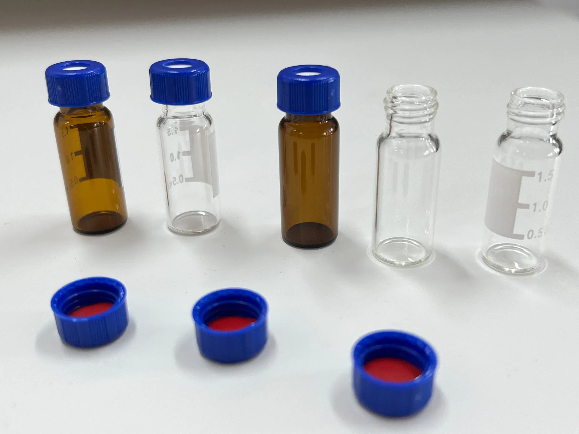 Laboratório de rosca curta de vidro para cromatografia líquida de 9mm auto-sampler Frasco de HPLC