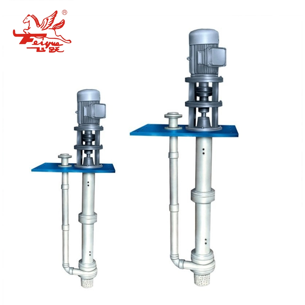 Fys Vertical Submerged Pump Engineering Anti-Corrosion Liquid Sewage Fluorine Plastic Pump