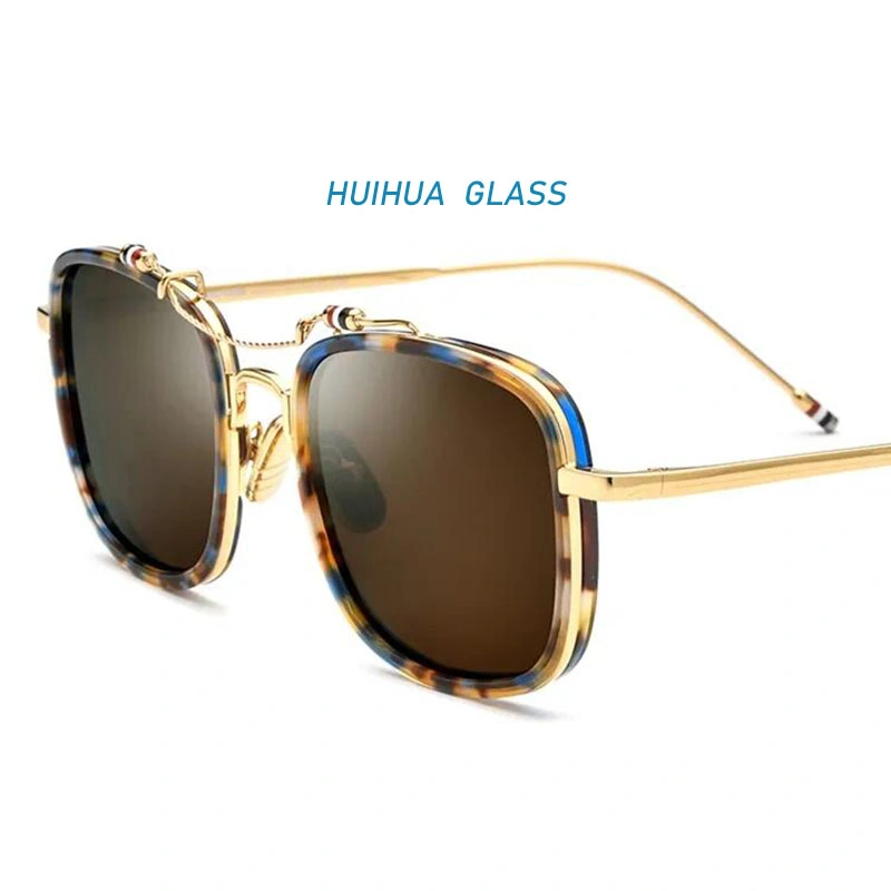 Cristal para gafas oscuras lentes de sol lentes de color lentes lentes al por mayor Color de bronce vidrio 1,4mm